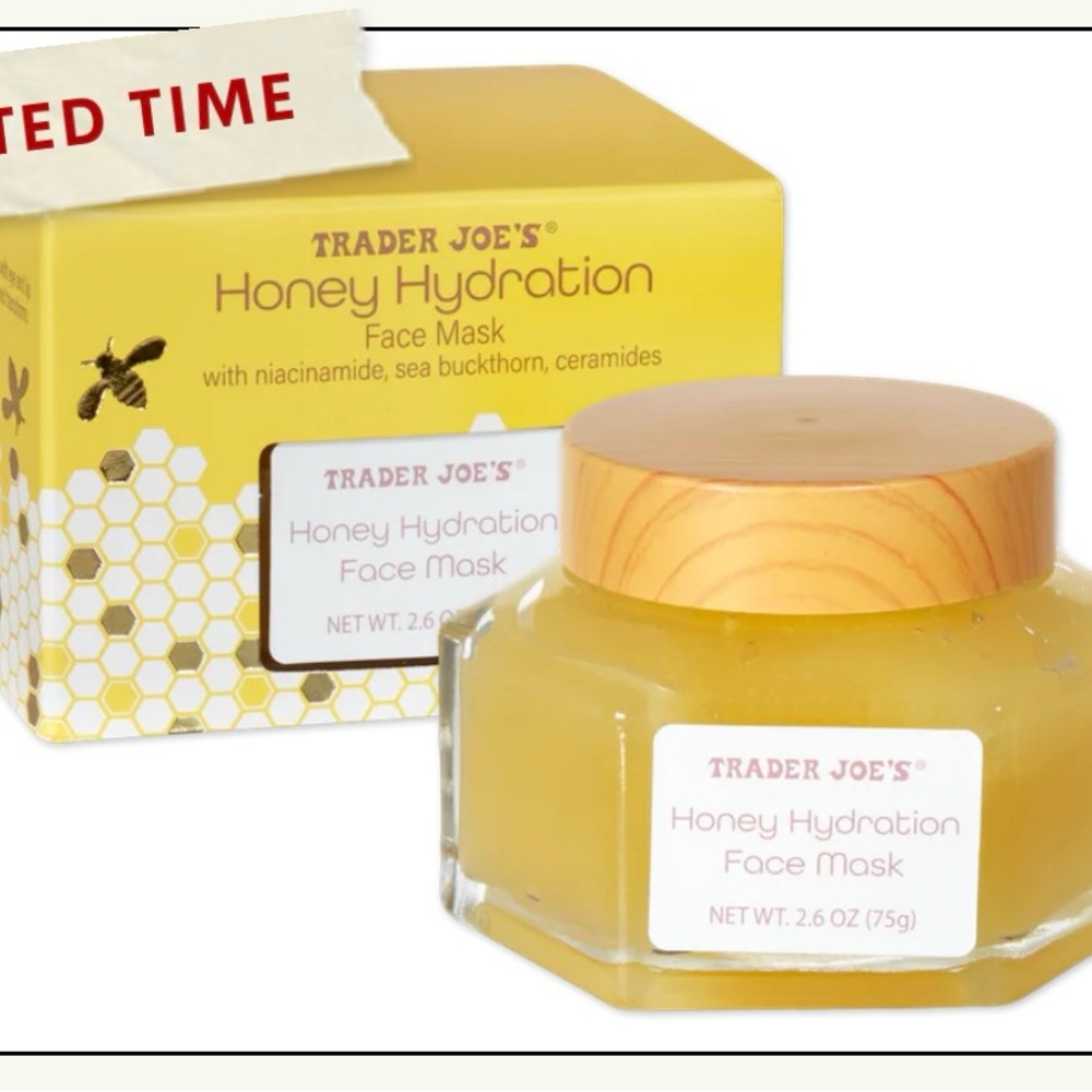 Trader Joe's Honey Hydration Face Mask - Yellow
